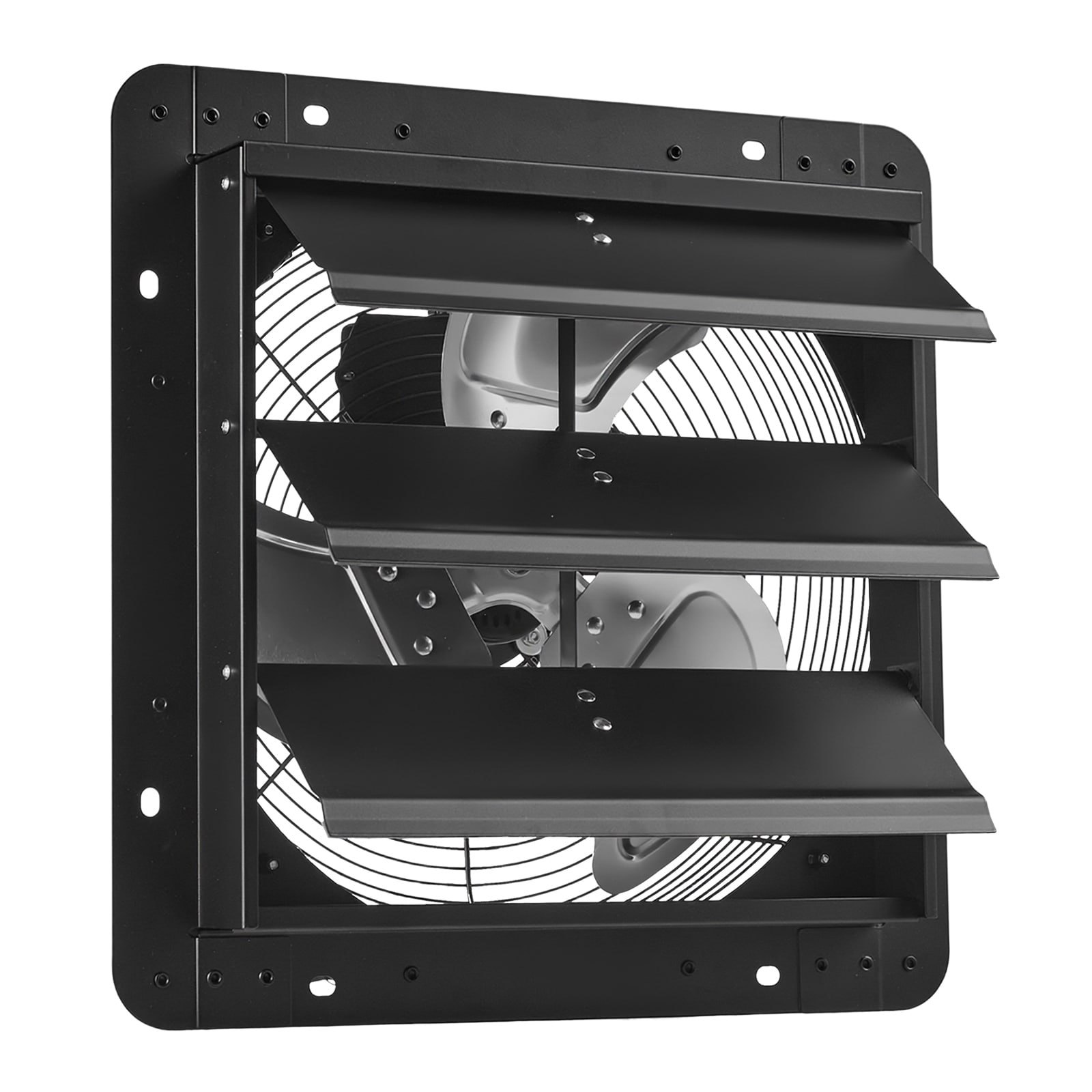 Shutter Exhaust Fan Wall Mounted Attic Vent With Speed Controller_voghion.com
